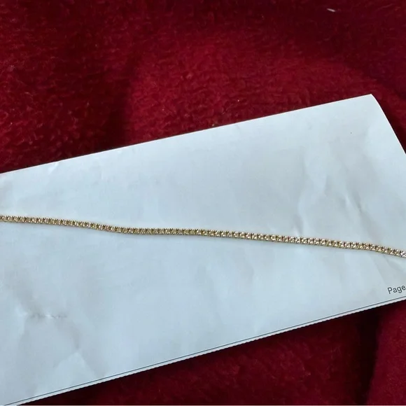 Elegant Gold Moissanite Tennis Bracelet